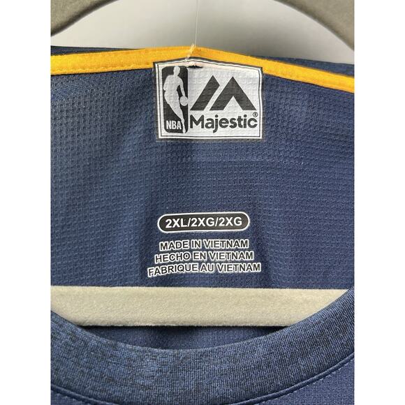 Cleveland Cavaliers Performance Shirt Mens XXL Blue Graphic NBA Majestic NEW - Picture 4 of 9